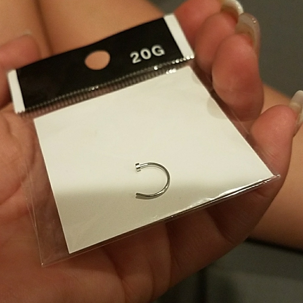 🆕20G Stainless Steel Nose Hoop